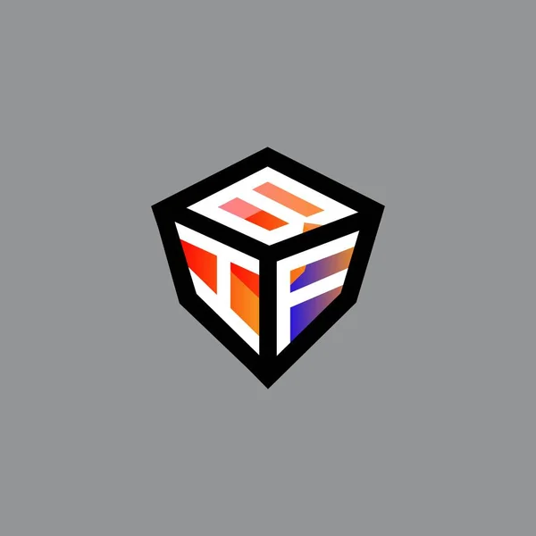 Diseño Creativo Del Logotipo Letra Bif Con Gráfico Vectorial Logotipo — Archivo Imágenes Vectoriales