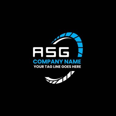 ASG letter logo creative design with vector graphic, ASG simple and modern logo.