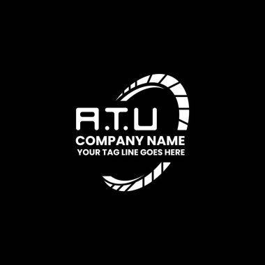 ATU letter logo creative design with vector graphic, ATU simple and modern logo.