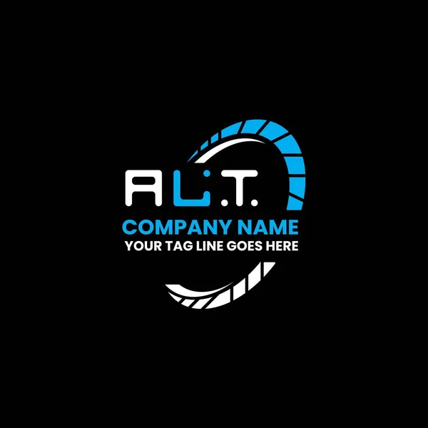 Alt Letter Logo Creative Design Vector Graphic Alt Simple Modern — Vetor de Stock