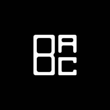 BAC letter logo creative design with vector graphic, BAC simple and modern logo.