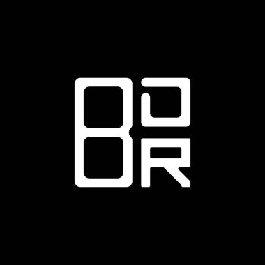 BDR letter logo creative design with vector graphic, BDR simple and modern logo.