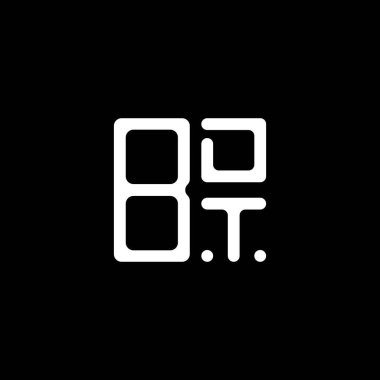 BDT letter logo creative design with vector graphic, BDT simple and modern logo.