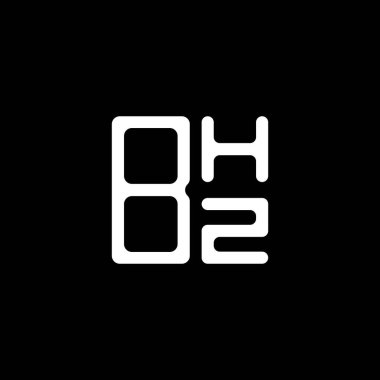 BHZ letter logo creative design with vector graphic, BHZ simple and modern logo.