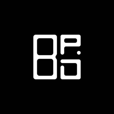 BPD letter logo creative design with vector graphic, BPD simple and modern logo.