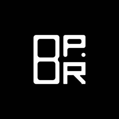 BPR letter logo creative design with vector graphic, BPR simple and modern logo.