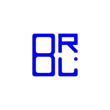 BRL harfi logo yaratıcı tasarımı vektör grafik, BRL basit ve modern logo.