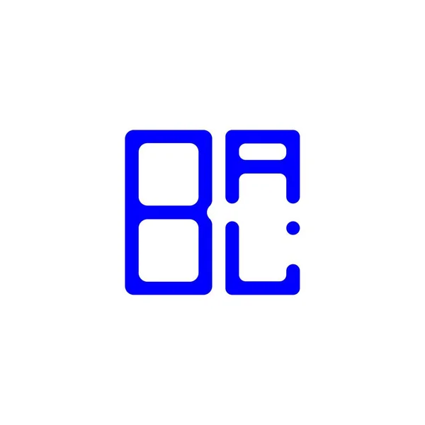 Bal Letter Logo Creative Design Vector Graphic Bal Simple Modern — Stok Vektör