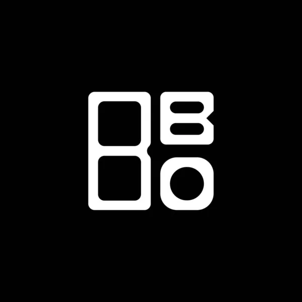 Bbo Harf Logosu Tasarımı Vektör Grafik Bbo Basit Modern Logo — Stok Vektör
