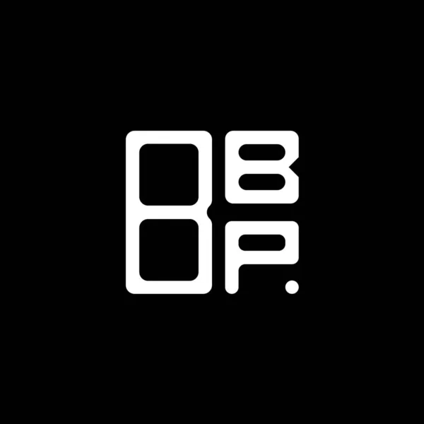 Bbp Буква Логотип Творческий Дизайн Векторной Графикой Bbp Простой Современный — стоковый вектор