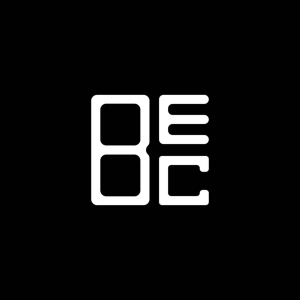 Bec Letter Logo Creative Design Vector Graphic Bec Simple Modern — Vector de stock