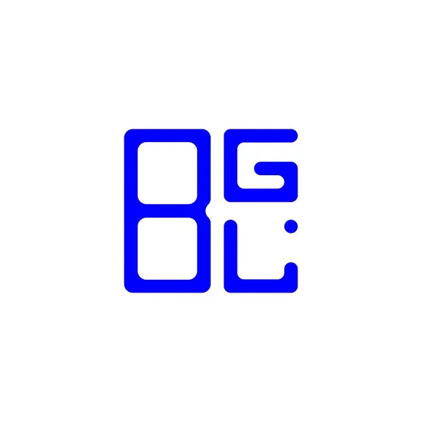 Bgl Letter Logo Creative Design Vector Graphic Bgl Simple Modern — Stok Vektör