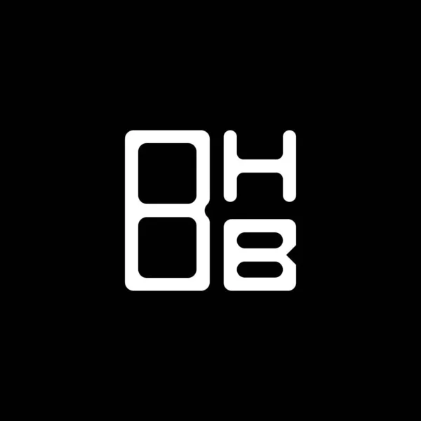 Bhb Letter Logo Creative Design Vector Graphic Bhb Simple Modern — Stok Vektör