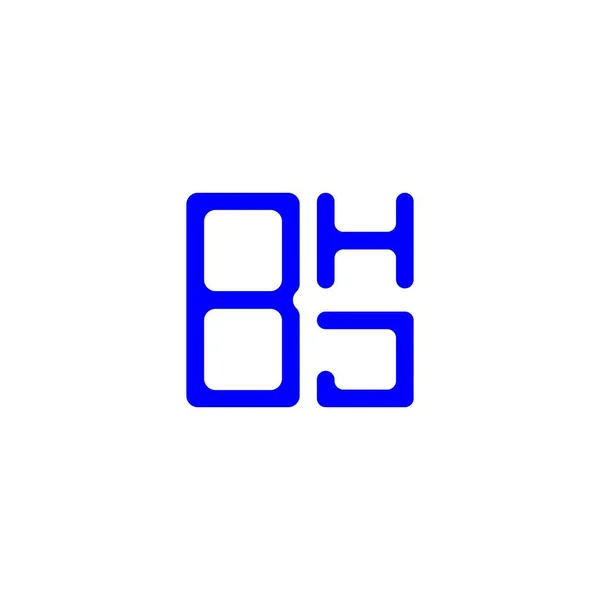 Bhj Letter Logo Creative Design Vector Graphic Bhj Simple Modern — Stok Vektör