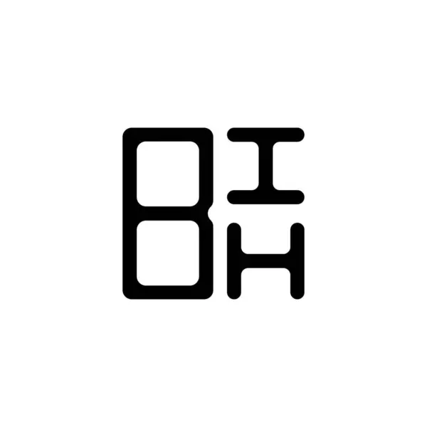 Bih Λογότυπο Δημιουργικό Σχεδιασμό Vector Graphic Bih Απλό Και Μοντέρνο — Διανυσματικό Αρχείο