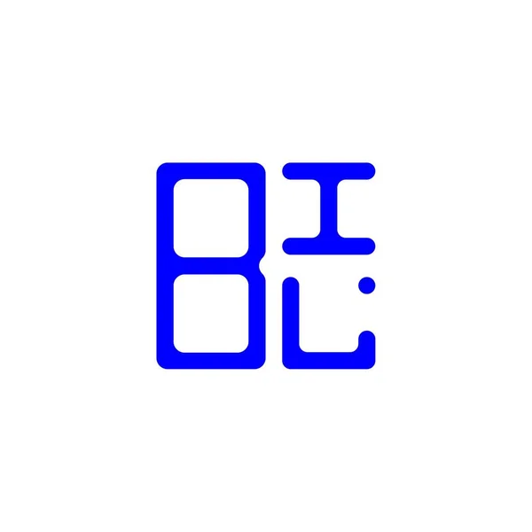Bil Letter Logo Creative Design Vector Graphic Bil Simple Modern — Image vectorielle