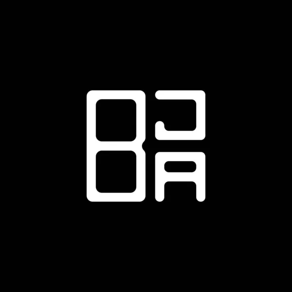 Bja Letter Logo Creative Design Vector Graphic Bja Simple Modern — Stok Vektör