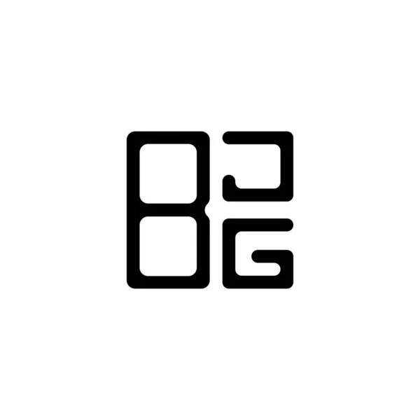 Bjg Letter Logo Creative Design Vector Graphic Bjg Simple Modern — 图库矢量图片