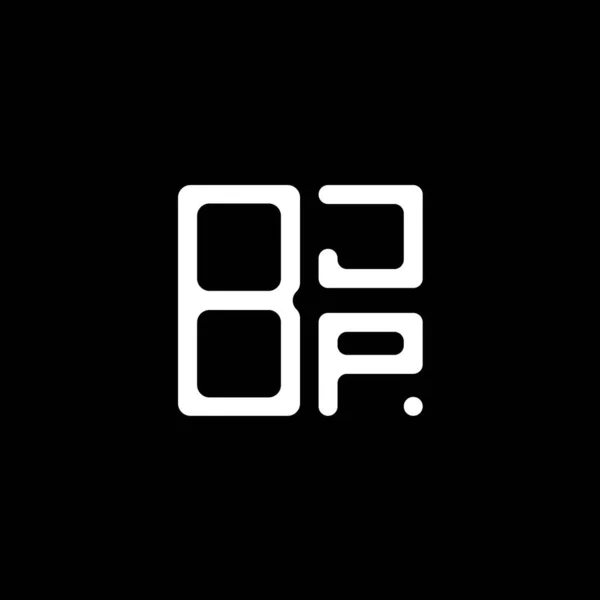 Bjp Letter Logo Creative Design Vector Graphic Bjp Simple Modern — Stok Vektör