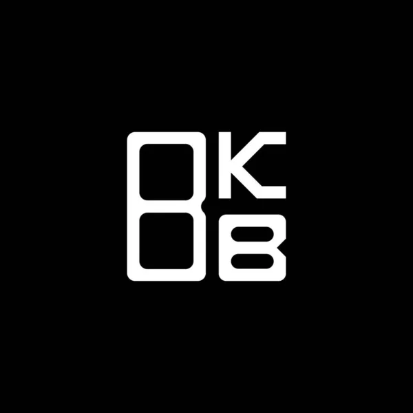 Bkb Letter Logo Creative Design Vector Graphic Bkb Simple Modern — Vector de stock