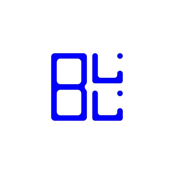 ベクトルグラフィック BllシンプルかつモダンなロゴとBllの手紙のロゴの創造的なデザイン — ストックベクタ