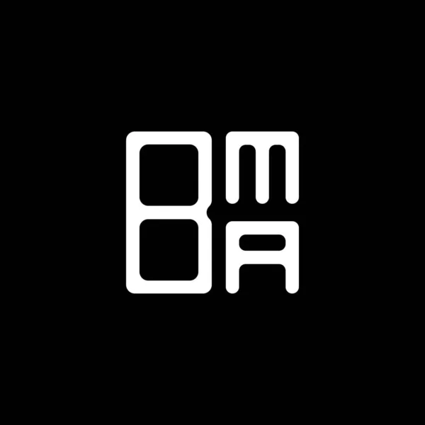 Bma Letter Logo Kreatives Design Mit Vektorgrafik Bma Einfaches Und — Stockvektor