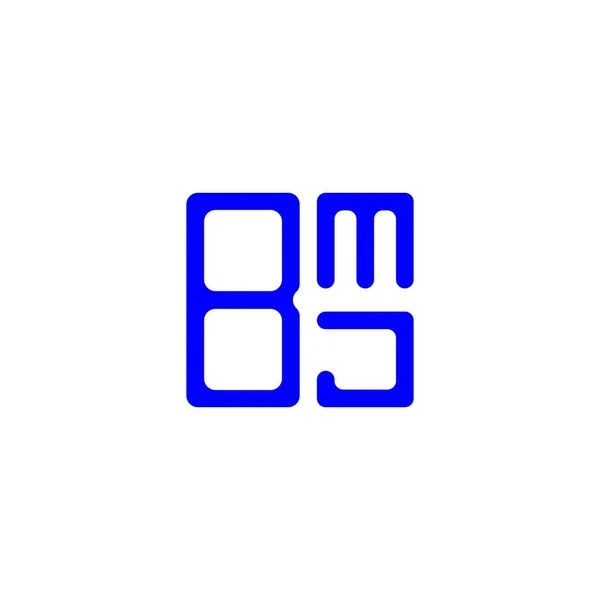 Bmj Letter Logo Creative Design Vector Graphic Bmj Simple Modern — Stok Vektör