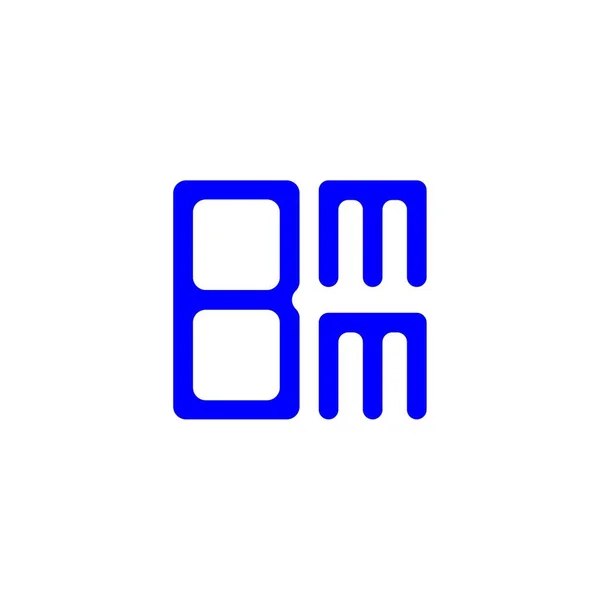 Bmm Letter Logo Creative Design Vector Graphic Bmm Simple Modern — Vector de stock