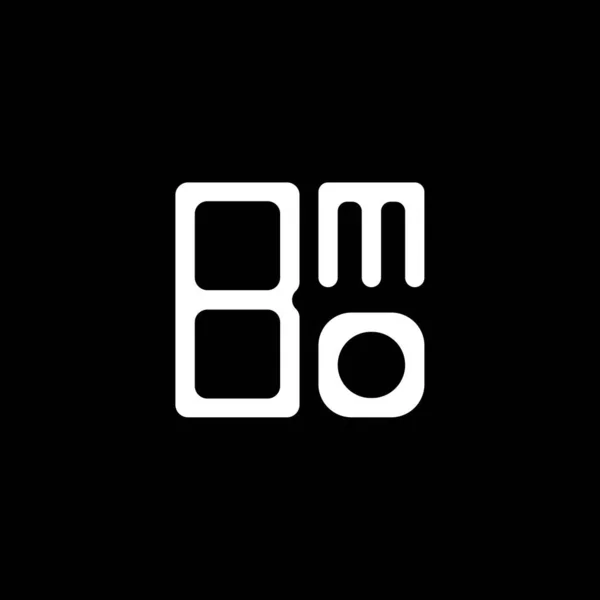 Bmo Літерний Логотип Творчого Дизайну Векторною Графікою Bmo Простий Сучасний — стоковий вектор