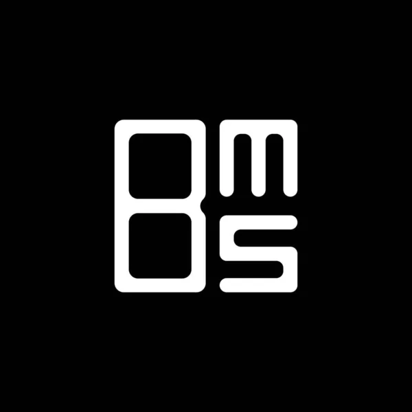Bms Letter Logo Creative Design Vector Graphic Bms Simple Modern — Vettoriale Stock