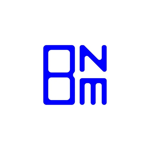 Bnm Letter Logo Creative Design Vector Graphic Bnm Simple Modern — Stok Vektör