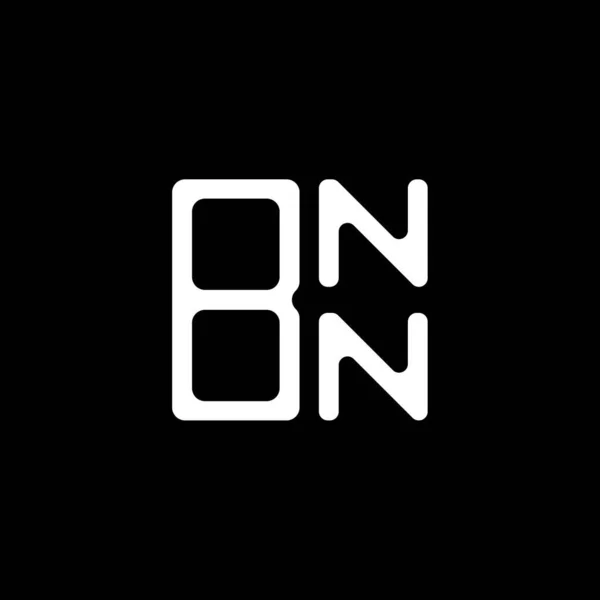 Bnn Letter Logo Creative Design Vector Graphic Bnn Simple Modern —  Vetores de Stock