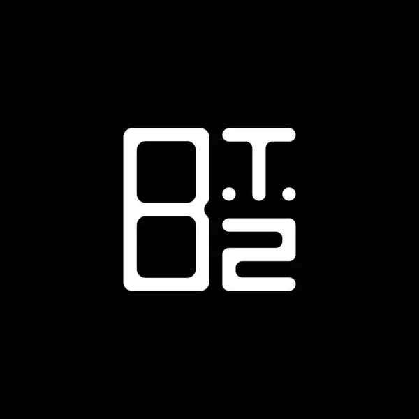 Btz Літерний Логотип Творчого Дизайну Векторною Графікою Btz Простий Сучасний — стоковий вектор