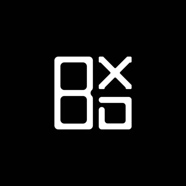 Bxd Letter Logo Creative Design Vector Graphic Bxd Simple Modern — Stockový vektor