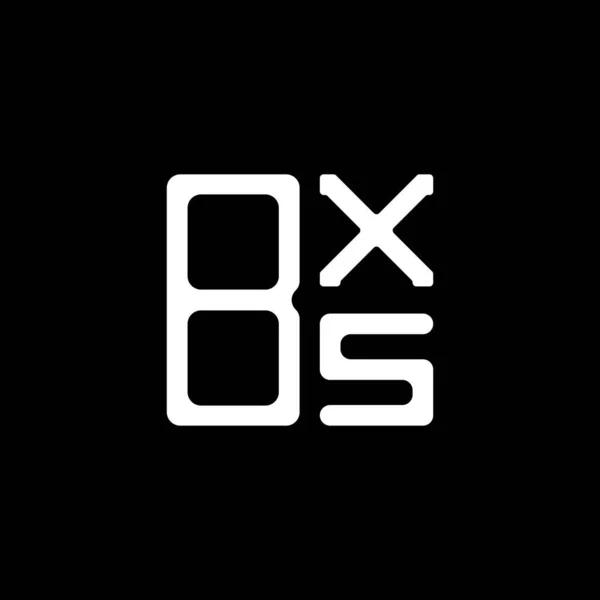 Bxs Letter Logo Creative Design Vector Graphic Bxs Simple Modern — Stok Vektör