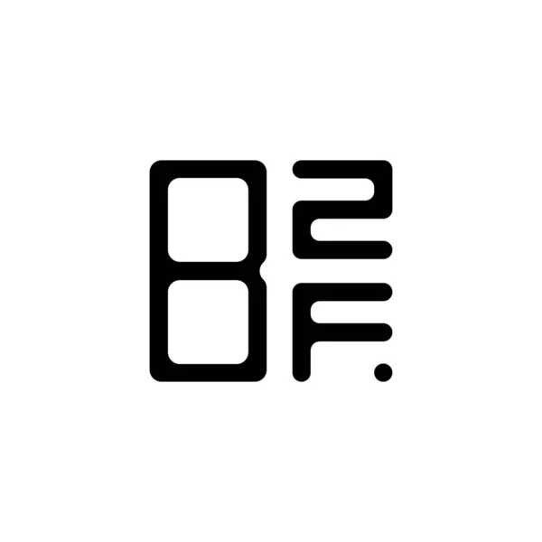 Bzf Letter Logo Creative Design Vector Graphic Bzf Simple Modern — Vettoriale Stock