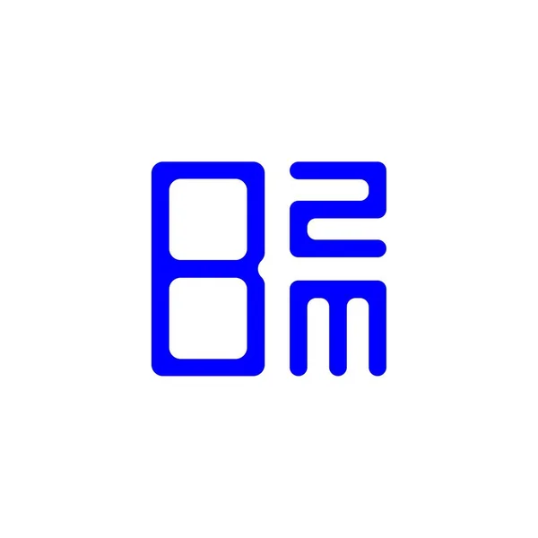 Bzm Letter Logo Creative Design Vector Graphic Bzm Simple Modern — Stok Vektör