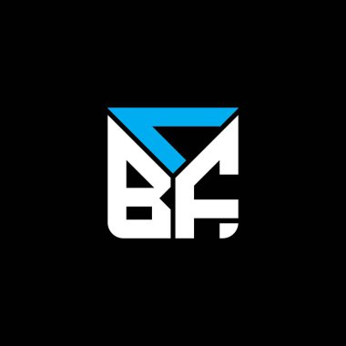 CBF harf logosu yaratıcı tasarımı vektör grafik, CBF basit ve modern logo. CBF lüks alfabe tasarımı  