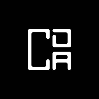 CDA harf logosu yaratıcı tasarım vektör grafik, CDA basit ve modern logo. CDA lüks alfabe tasarımı  