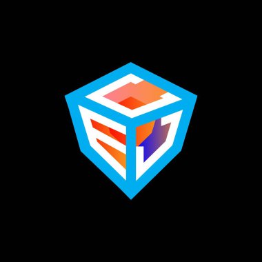 CEJ harf logosu tasarımı vektör grafik, CEJ basit ve modern logo. CEJ lüks alfabe tasarımı  