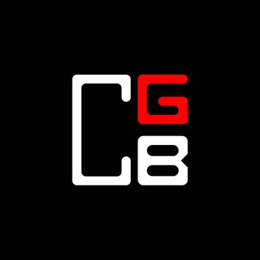 CGB harf logosu yaratıcı tasarım vektör grafik, CGB basit ve modern logo. CGB lüks alfabe tasarımı  