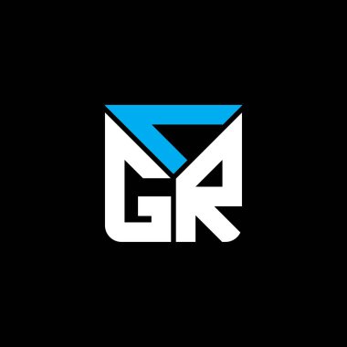 CGR harf logosu yaratıcı tasarım vektör grafik, CGR basit ve modern logo. CGR lüks alfabe tasarımı  