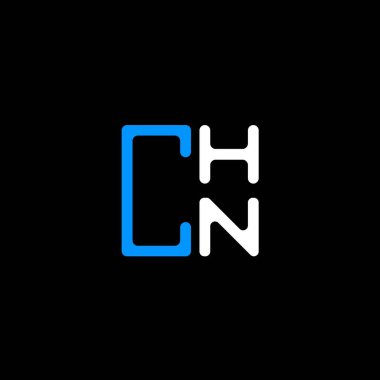 CHN harf logosu yaratıcı tasarım vektör grafik, CHN basit ve modern logo. CHN lüks alfabe tasarımı  
