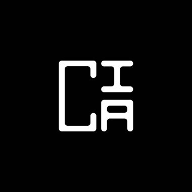 CIA 'in yaratıcı logosu vektör grafik, CIA basit ve modern logosu. CIA lüks alfabe dizaynı  