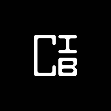 CIB harfi logo yaratıcı tasarımı vektör grafik, CIB basit ve modern logo. CIB lüks alfabe tasarımı  