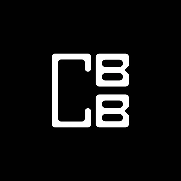 Logo Cbb Design Creativo Con Grafica Vettoriale Logo Cbb Semplice — Vettoriale Stock