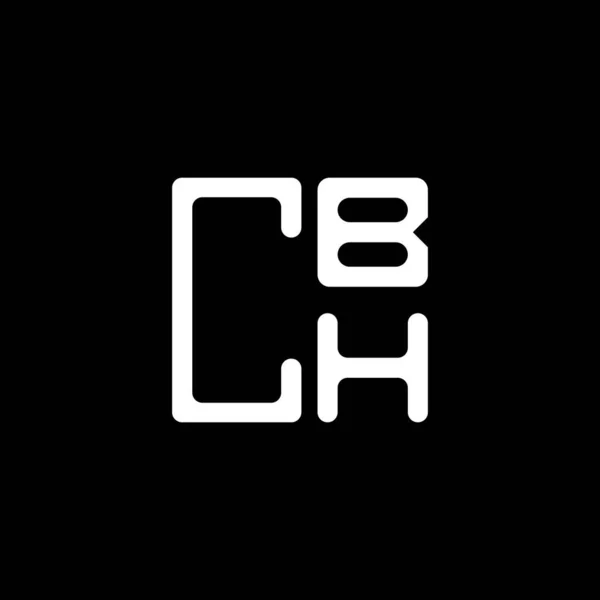 Cbh Harf Logosu Yaratıcı Tasarımı Vektör Grafik Cbh Basit Modern — Stok Vektör