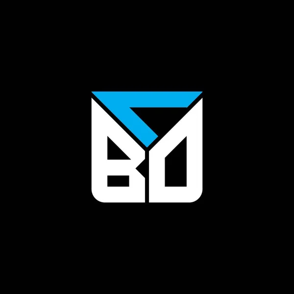Cbo Letter Logo Creatief Design Met Vector Grafisch Cbo Eenvoudig — Stockvector