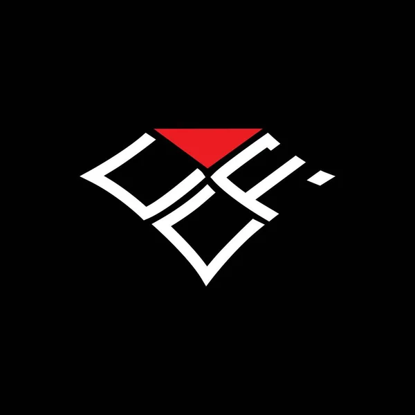 Ccf Letter Logo Kreatives Design Mit Vektorgrafik Ccf Einfaches Und — Stockvektor