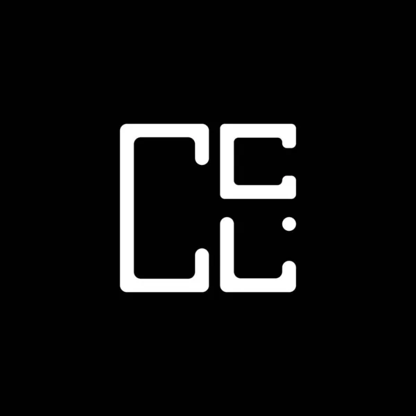 Ccl Carta Logotipo Design Criativo Com Vetor Gráfico Logotipo Simples — Vetor de Stock